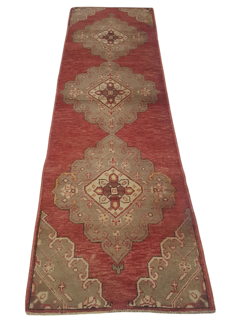 Pacific Anatolia 73602 Rust Grey Transitional Hand Knotted Rug