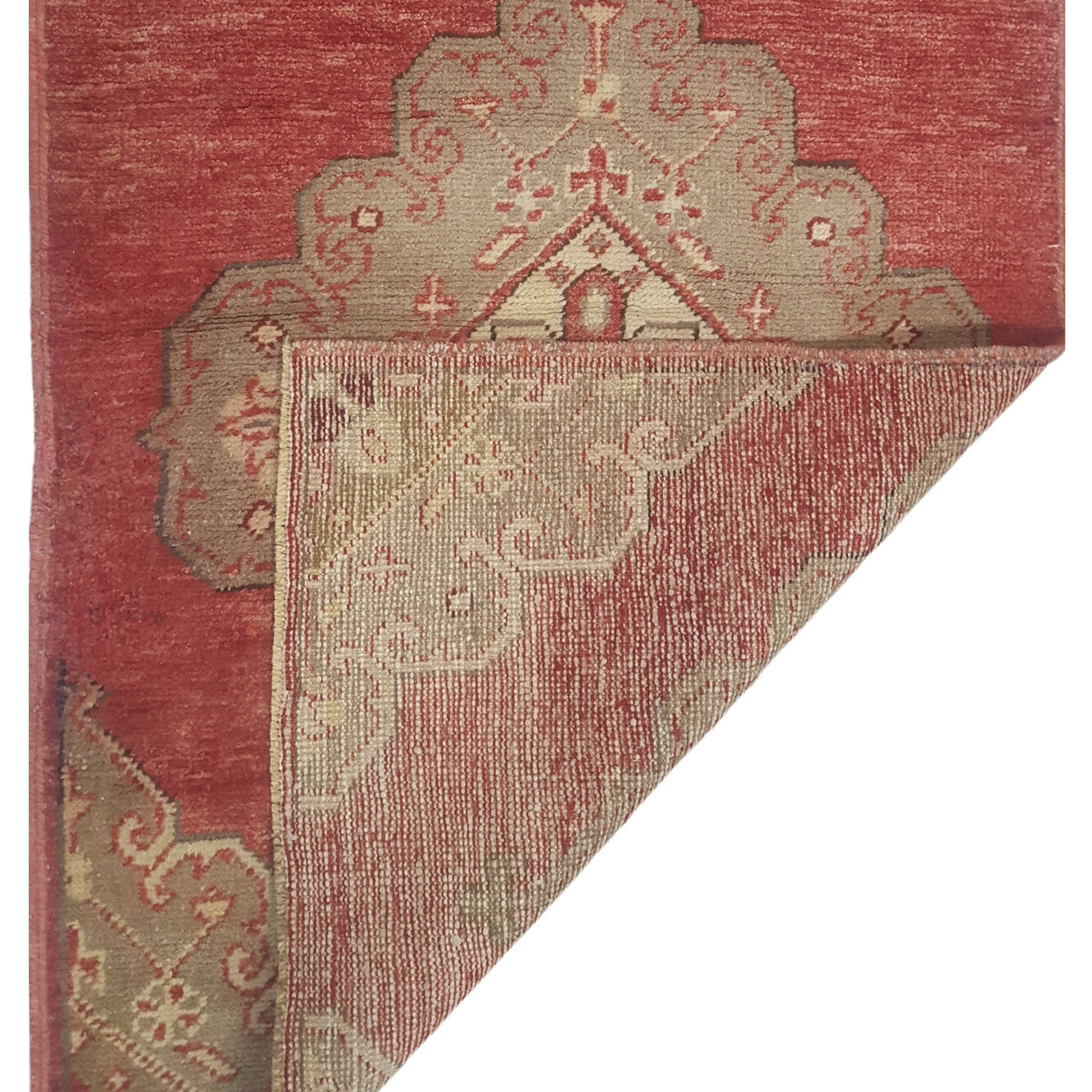 Pacific Anatolia 73602 Rust Grey Transitional Hand Knotted Rug