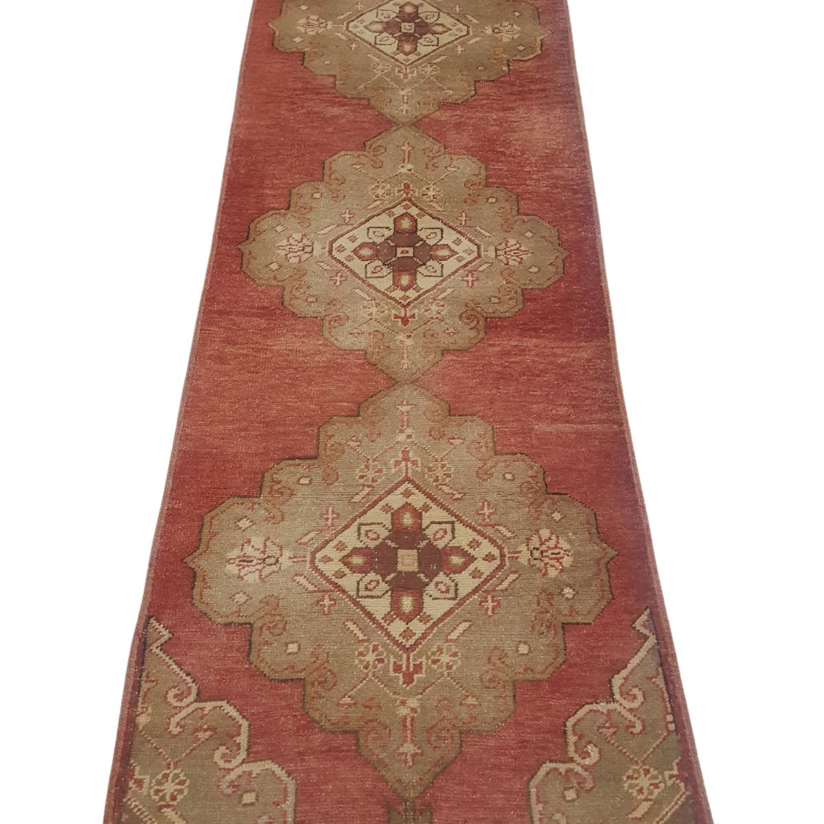 Pacific Anatolia 73603 Orange Grey Transitional Hand Knotted Rug