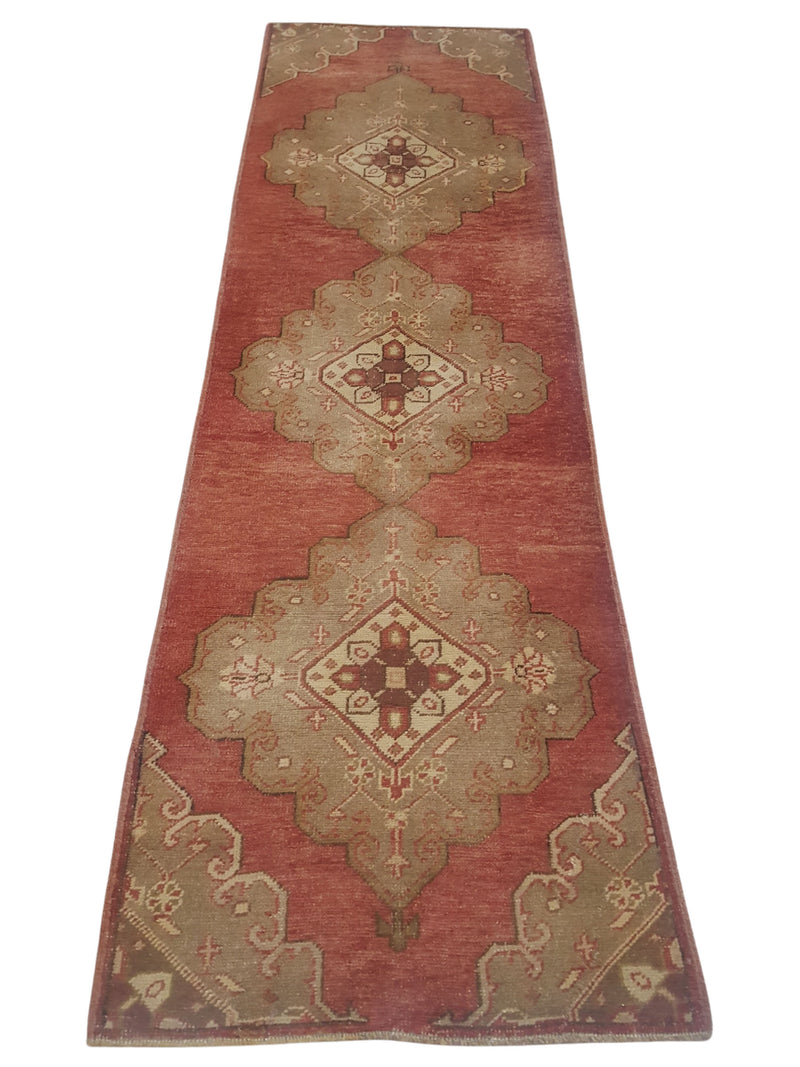 Pacific Anatolia 73603 Orange Grey Transitional Hand Knotted Rug