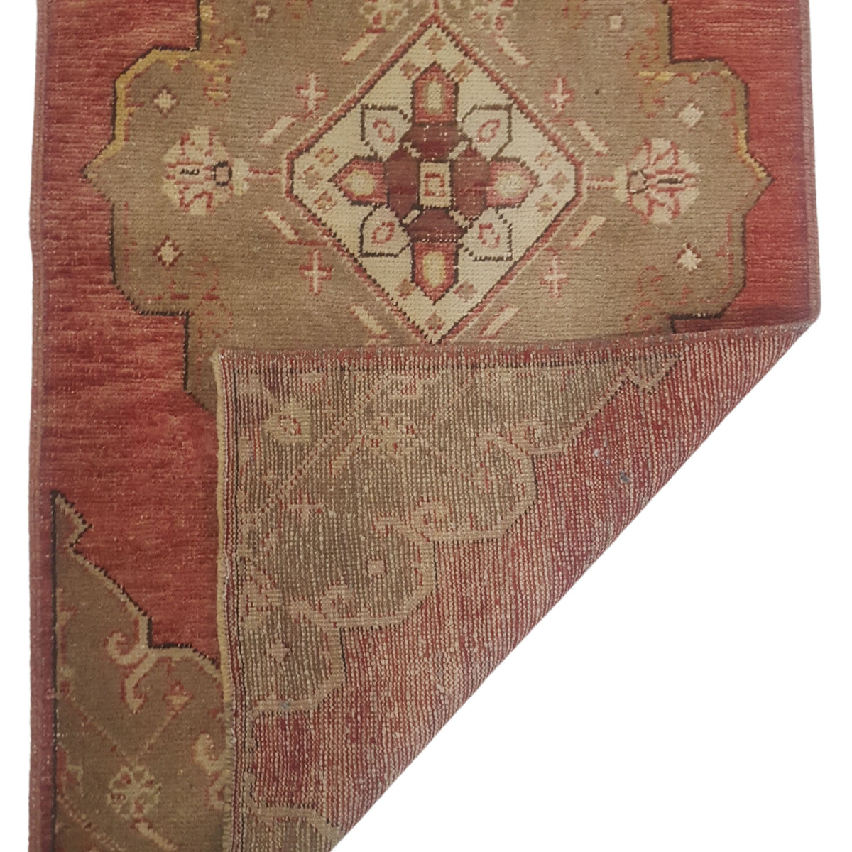 Pacific Anatolia 73603 Orange Grey Transitional Hand Knotted Rug