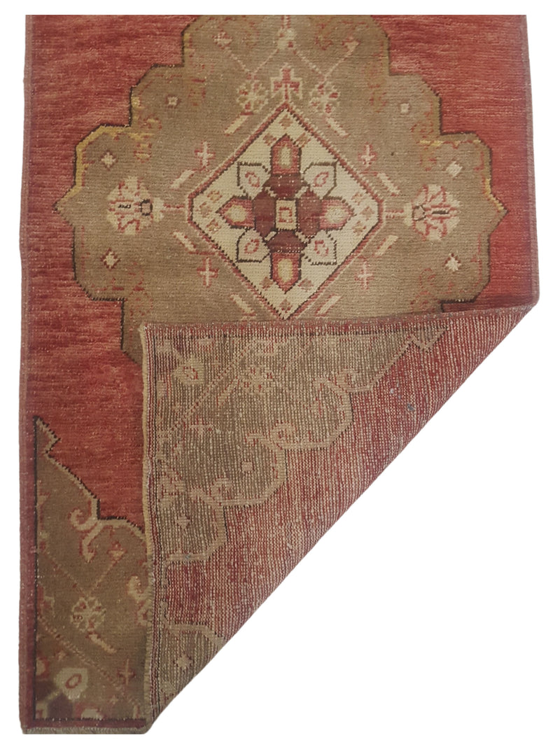 Pacific Anatolia 73603 Orange Grey Transitional Hand Knotted Rug