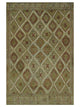 Pacific Gigim 73605 Beige Burgundy Transitional Flatweave Rug