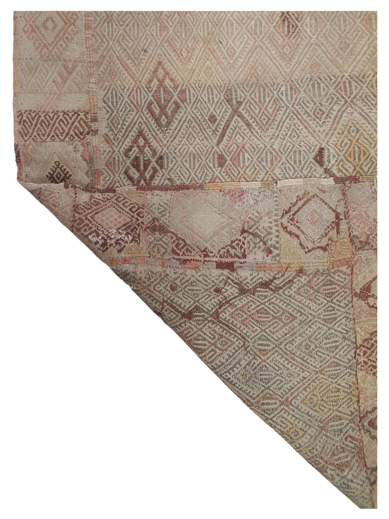 Pacific Gigim 73607 Latte Brown Transitional Flatweave Rug