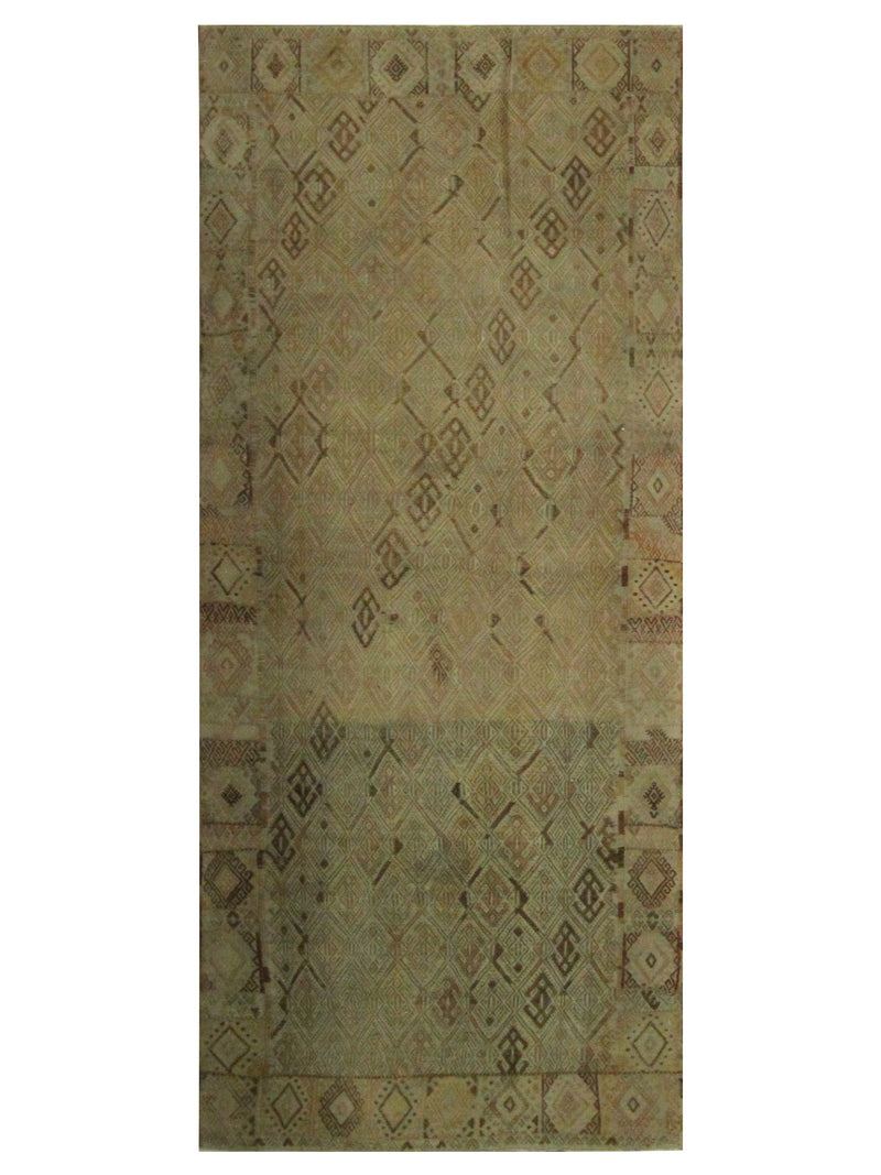Pacific Gigim 73607 Latte Brown Transitional Flatweave Rug