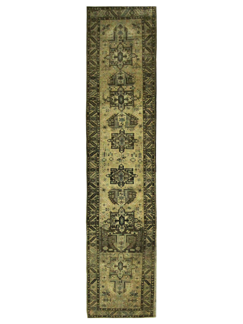 Fasa Antique Heriz  Beige Brown Transitional
