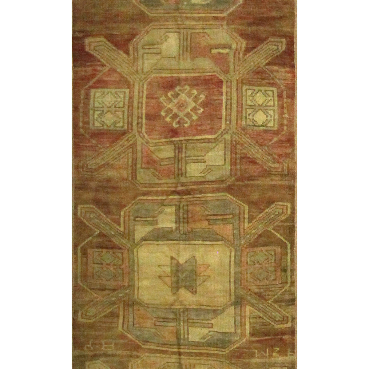 Pacific Kars 73621 Orange Gold Transitional Hand Knotted Rug