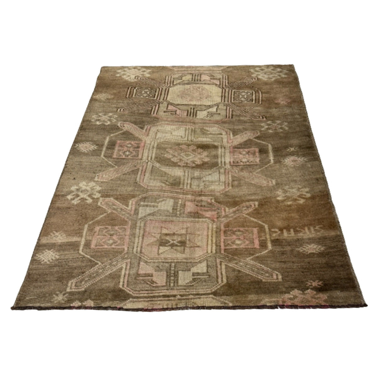 Pacific Kars 73626 Camel Samen Transitional Hand Knotted Rug