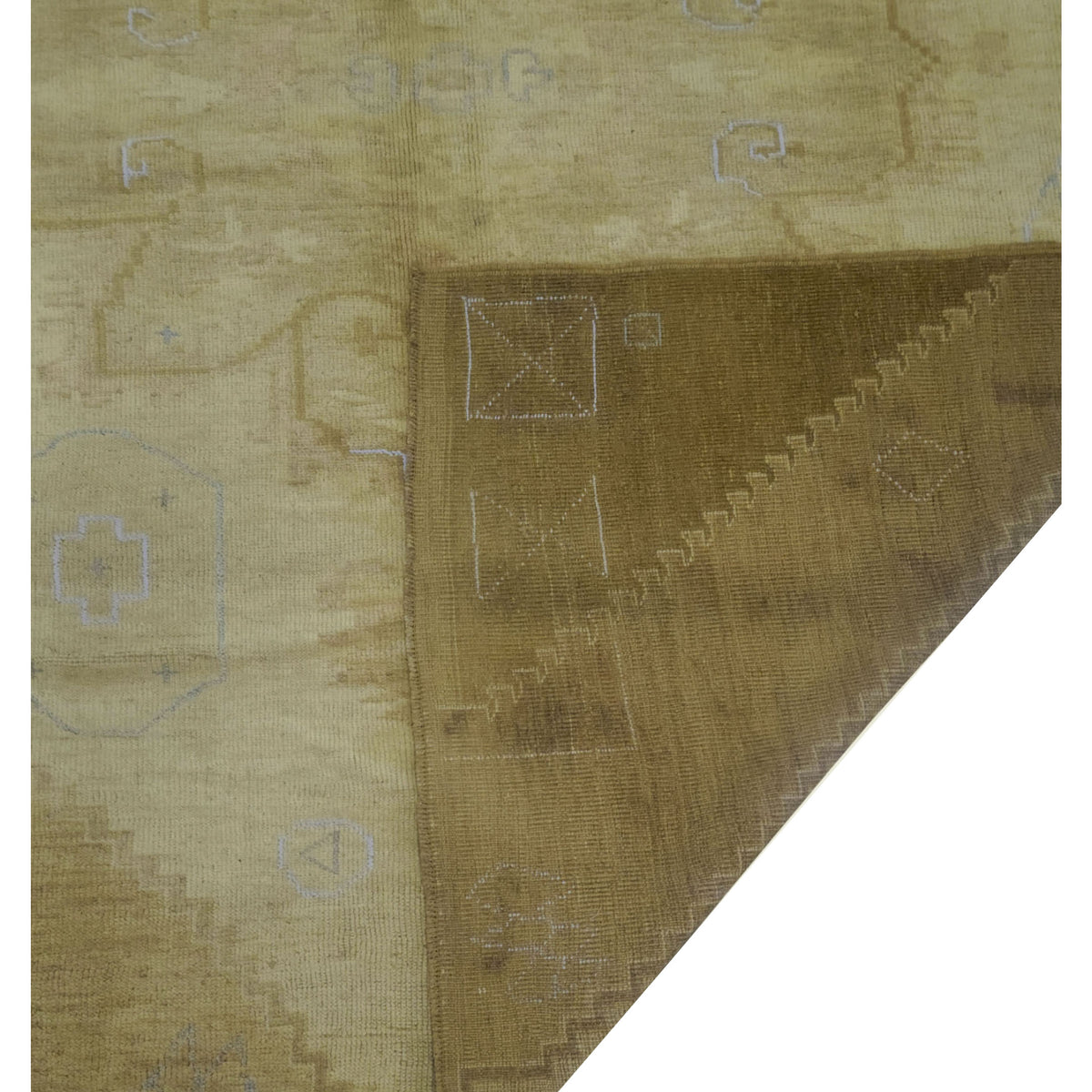 Pacific Kars 73633 Latte Beige Transitional Hand Knotted Rug