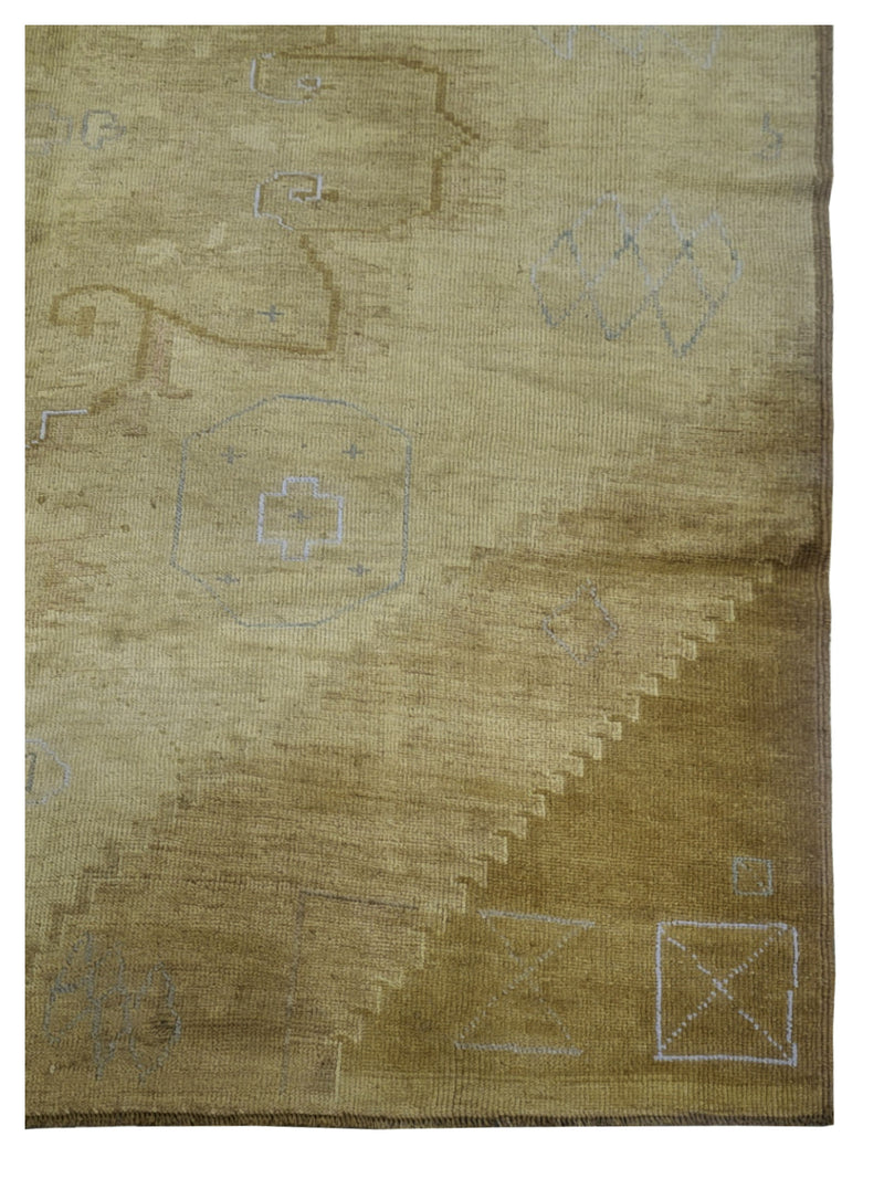 Pacific Kars 73633 Latte Beige Transitional Hand Knotted Rug