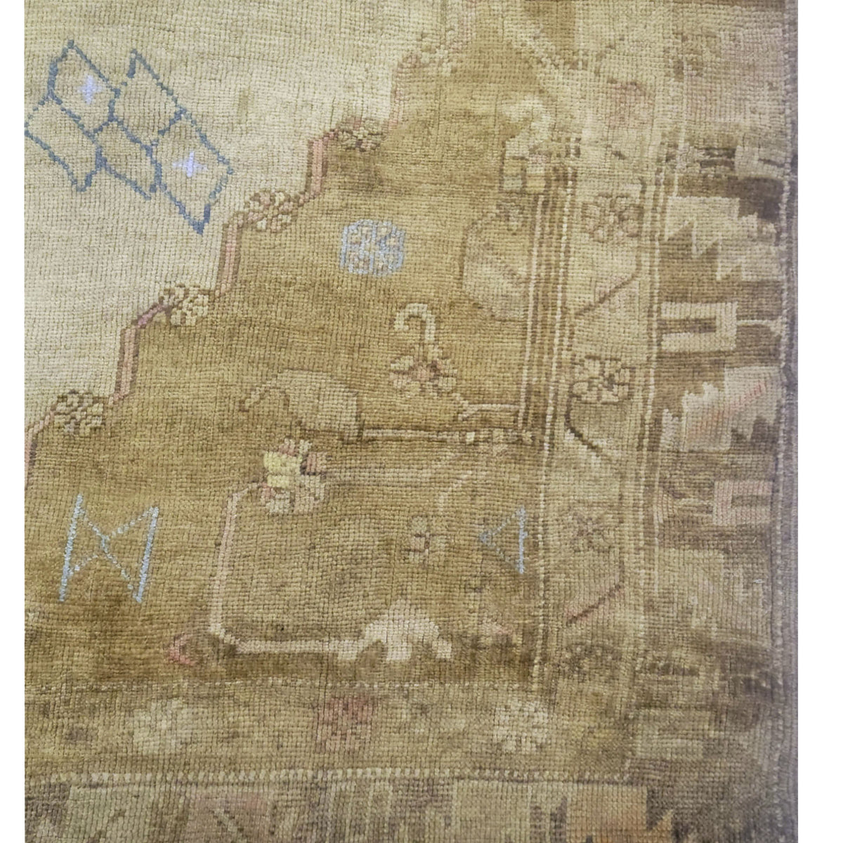 Pacific Kars 73634 Latte Beige Transitional Hand Knotted Rug