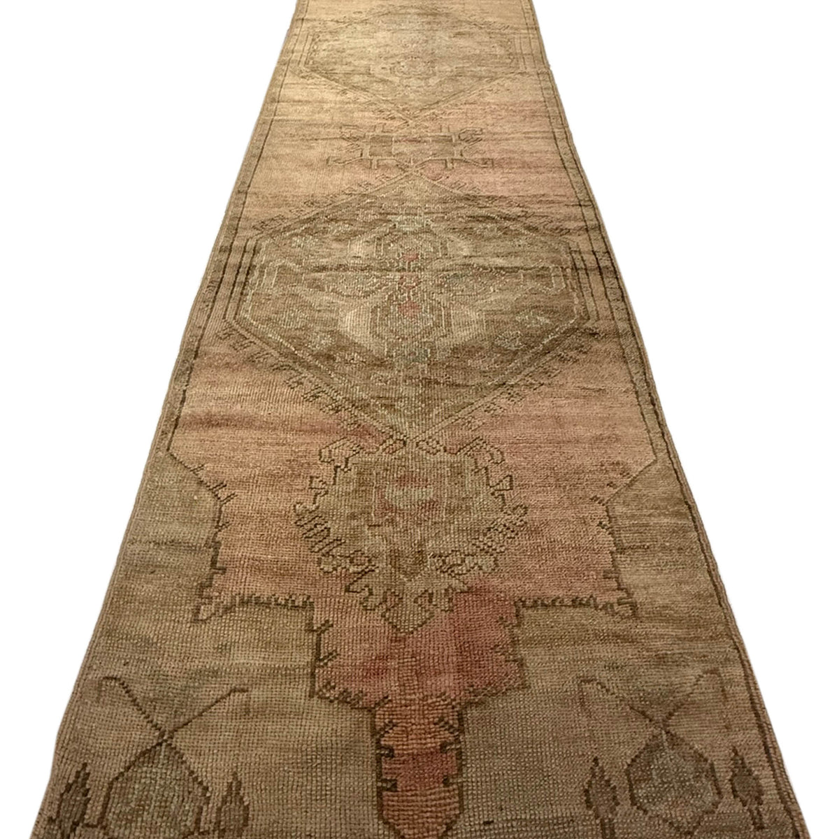 Pacific Anatolia 73640 Camel Pink Transitional Hand Knotted Rug