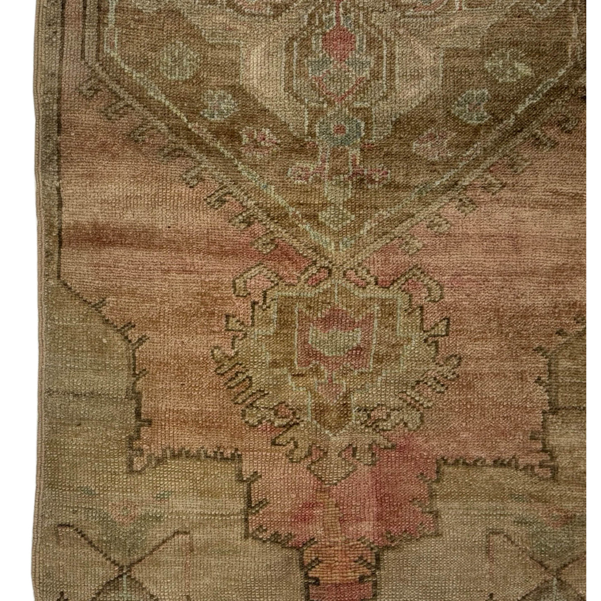 Pacific Anatolia 73640 Camel Pink Transitional Hand Knotted Rug