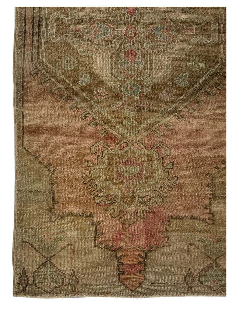 Pacific Anatolia 73640 Camel Pink Transitional Hand Knotted Rug