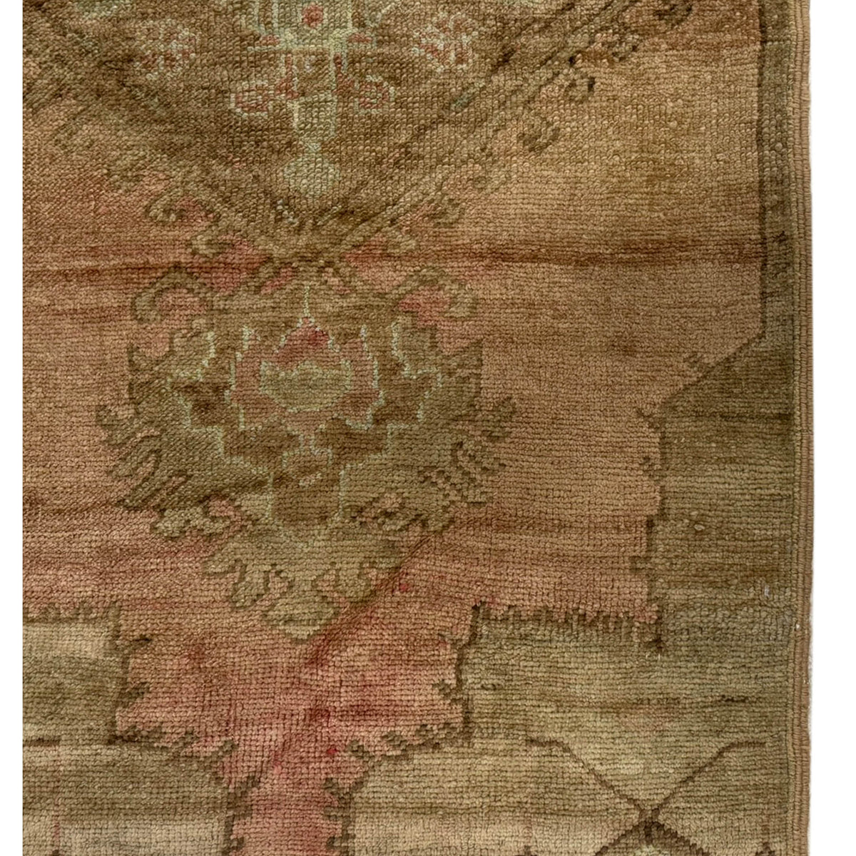 Pacific Anatolia 73640 Camel Pink Transitional Hand Knotted Rug
