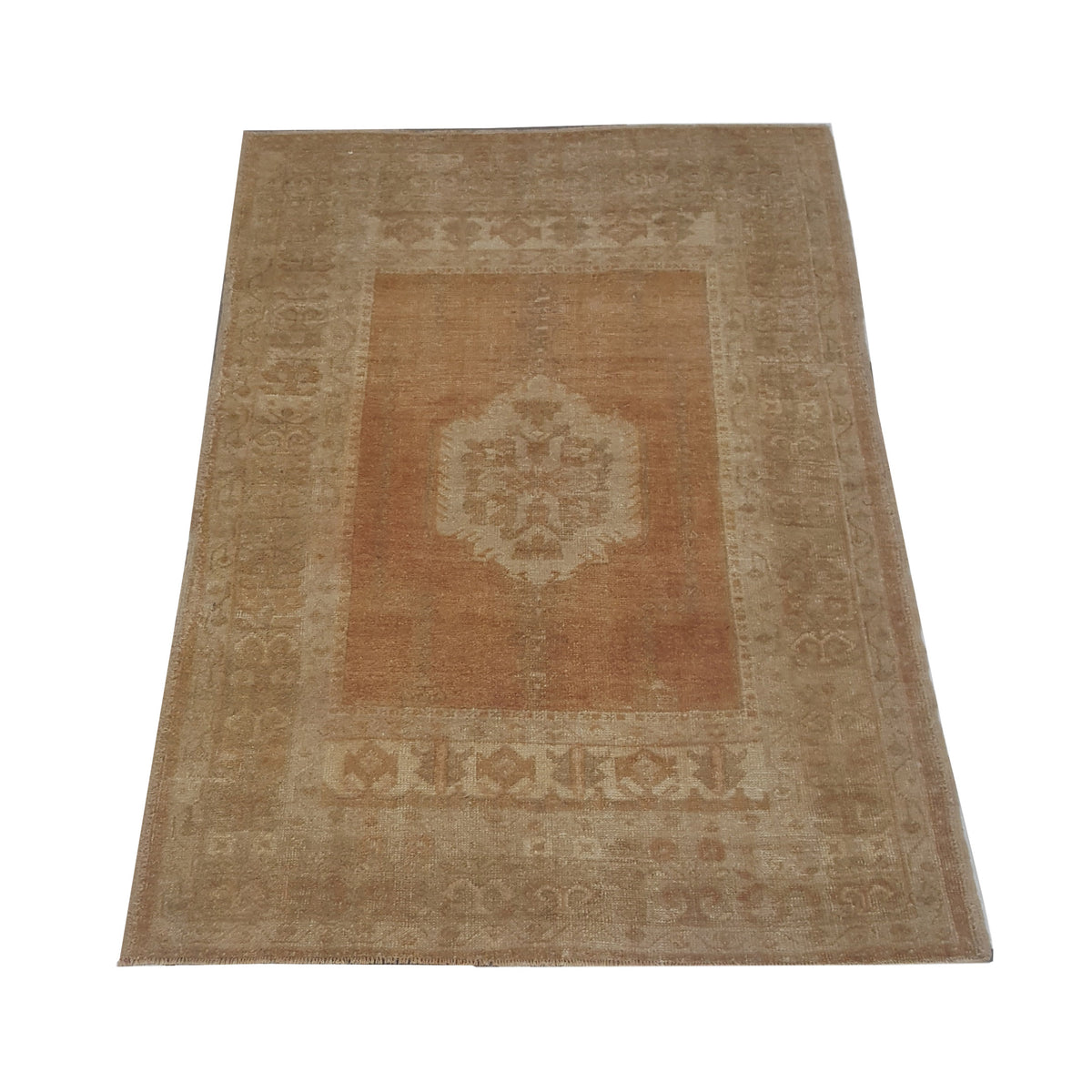 Pacific Anatolia 73646 Orange Gold Transitional Hand Knotted Rug
