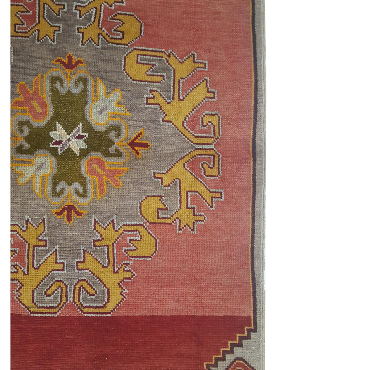 Pacific Anatolia 73648 Orange Grey Transitional Hand Knotted Rug