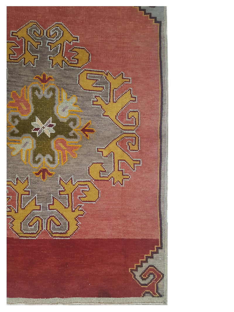 Pacific Anatolia 73648 Orange Grey Transitional Hand Knotted Rug