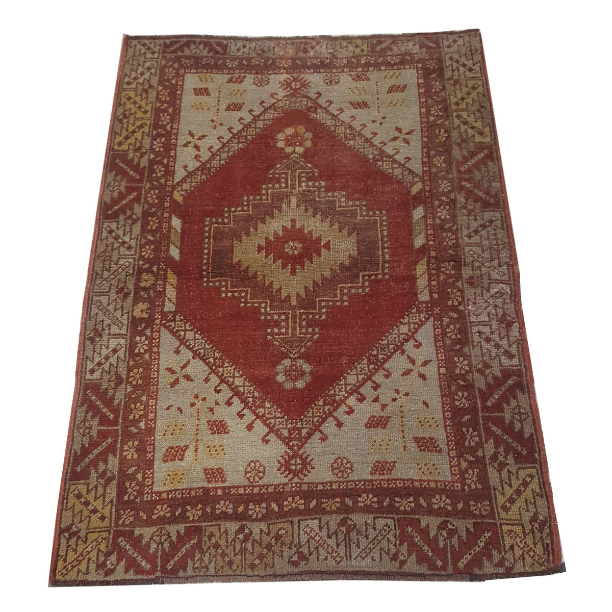 Pacific Anatolia 73649 Rust Grey Transitional Hand Knotted Rug