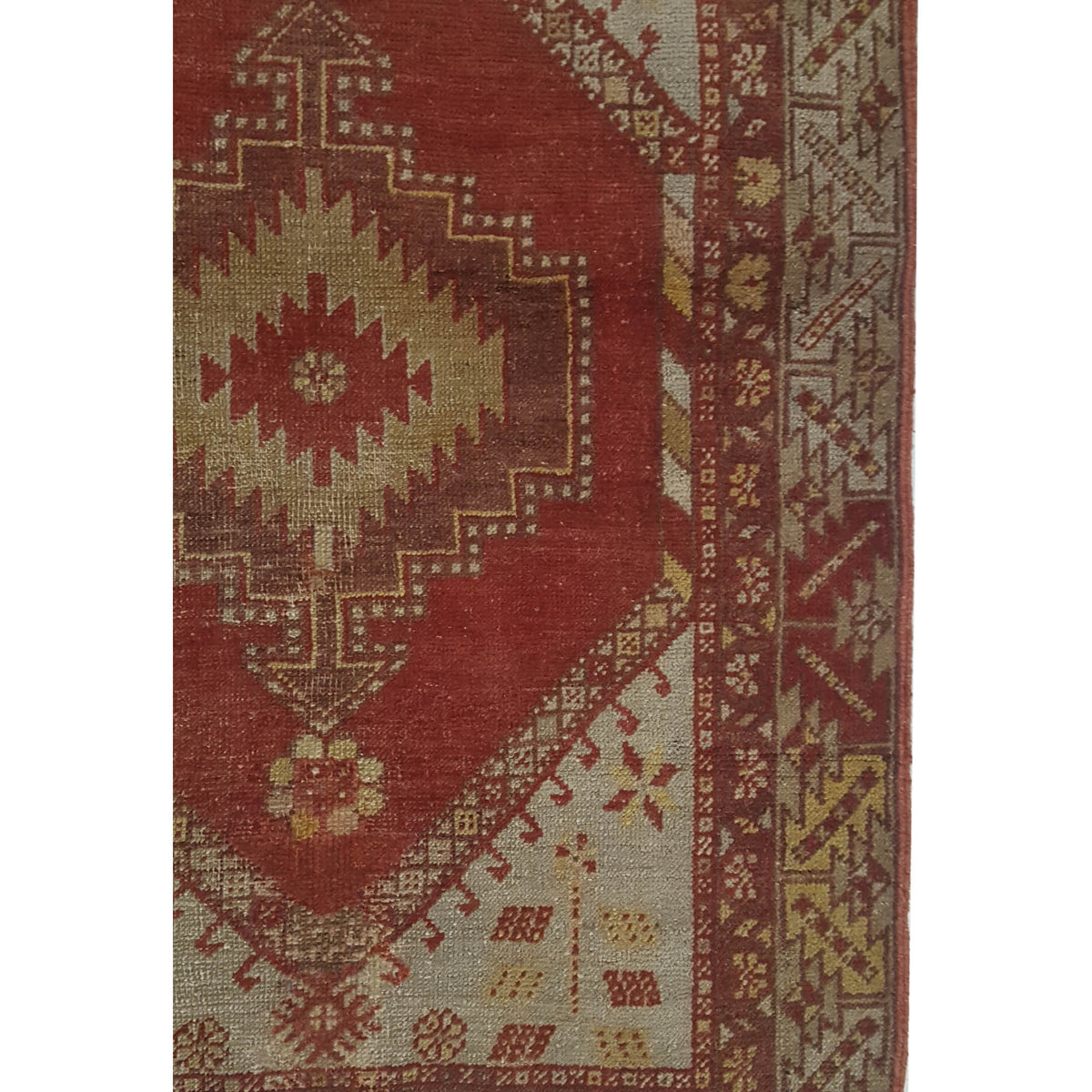 Pacific Anatolia 73649 Rust Grey Transitional Hand Knotted Rug