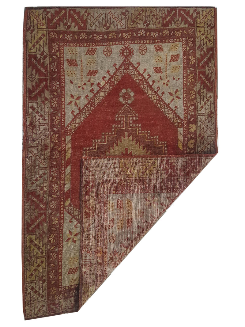 Pacific Anatolia 73649 Rust Grey Transitional Hand Knotted Rug