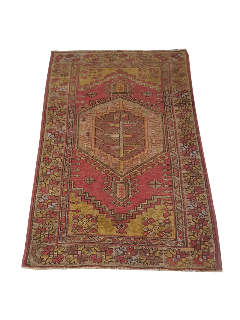 Pacific Anatolia 73650 Rust Gold Transitional Hand Knotted Rug