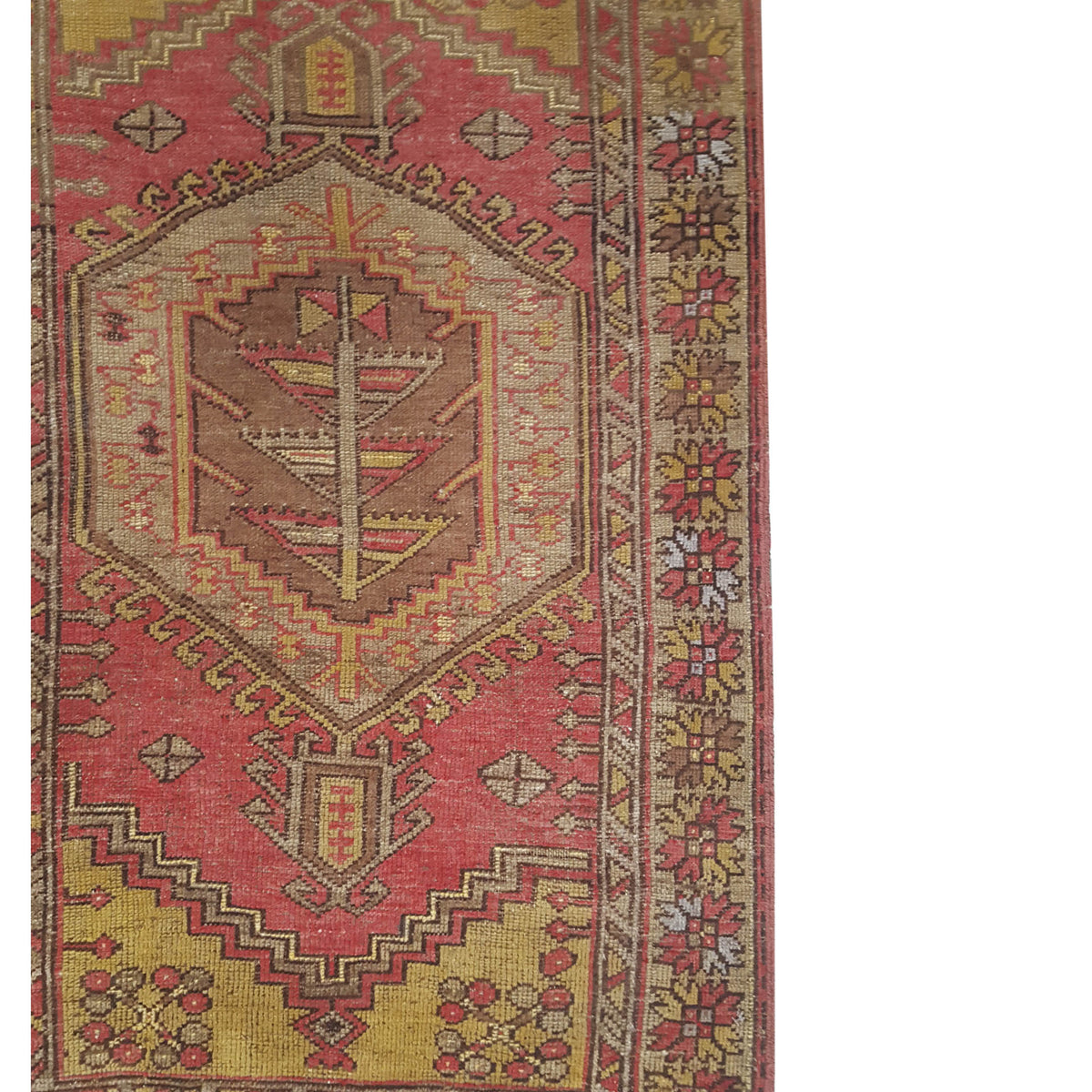Pacific Anatolia 73650 Rust Gold Transitional Hand Knotted Rug