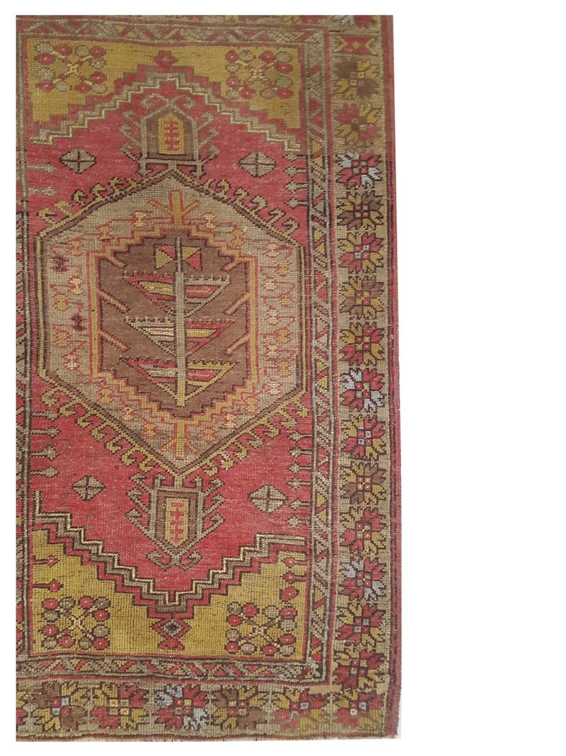 Pacific Anatolia 73650 Rust Gold Transitional Hand Knotted Rug