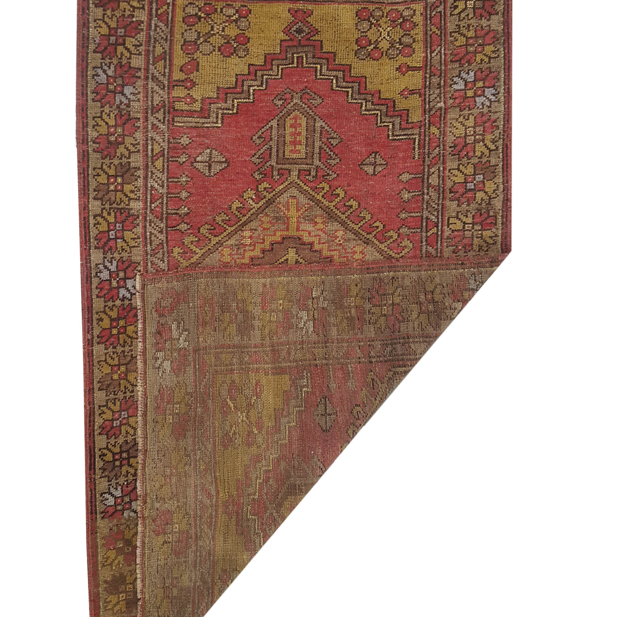 Pacific Anatolia 73650 Rust Gold Transitional Hand Knotted Rug