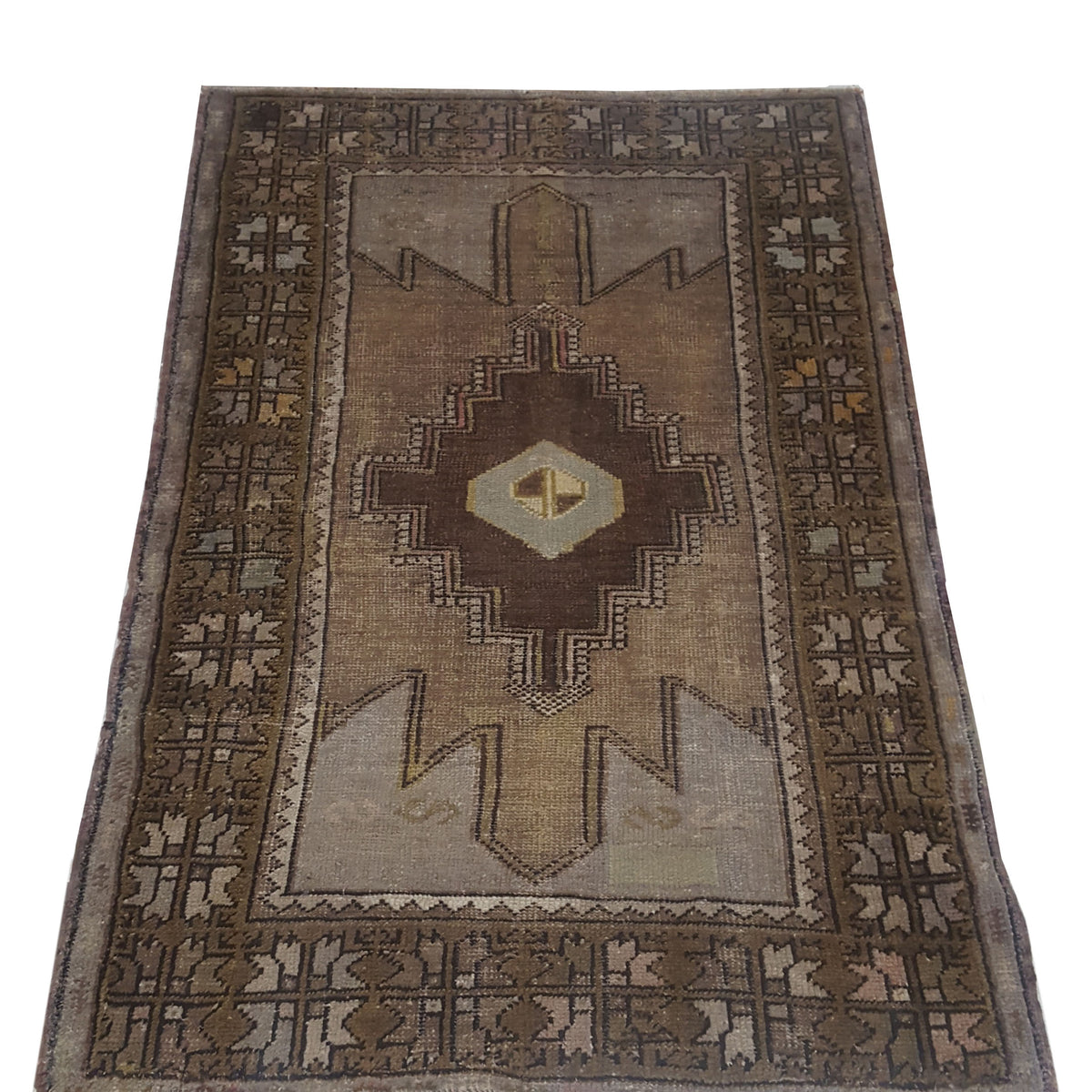 Pacific Anatolia 73651 Latte Mocha Transitional Hand Knotted Rug
