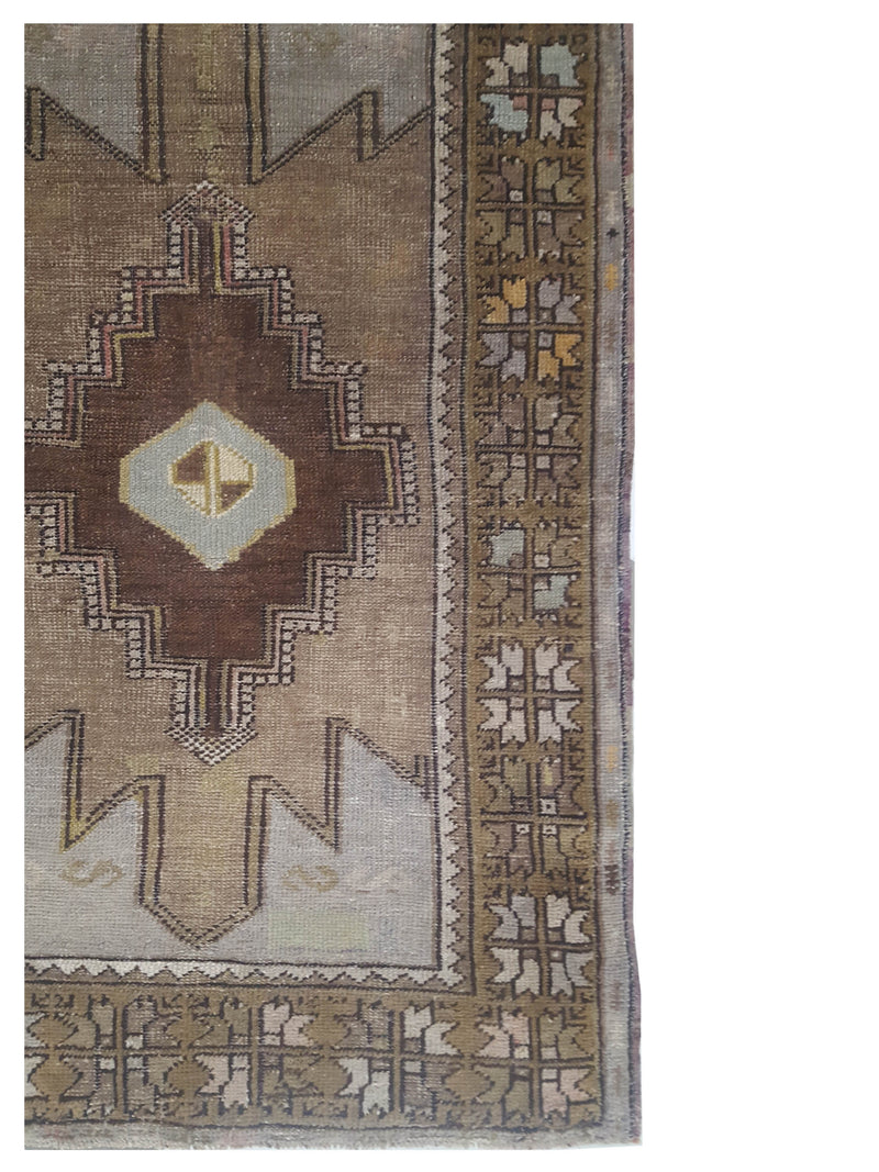 Pacific Anatolia 73651 Latte Mocha Transitional Hand Knotted Rug
