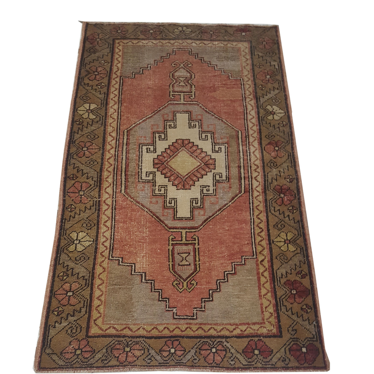 Pacific Anatolia 73652 Orange Gold Transitional Hand Knotted Rug
