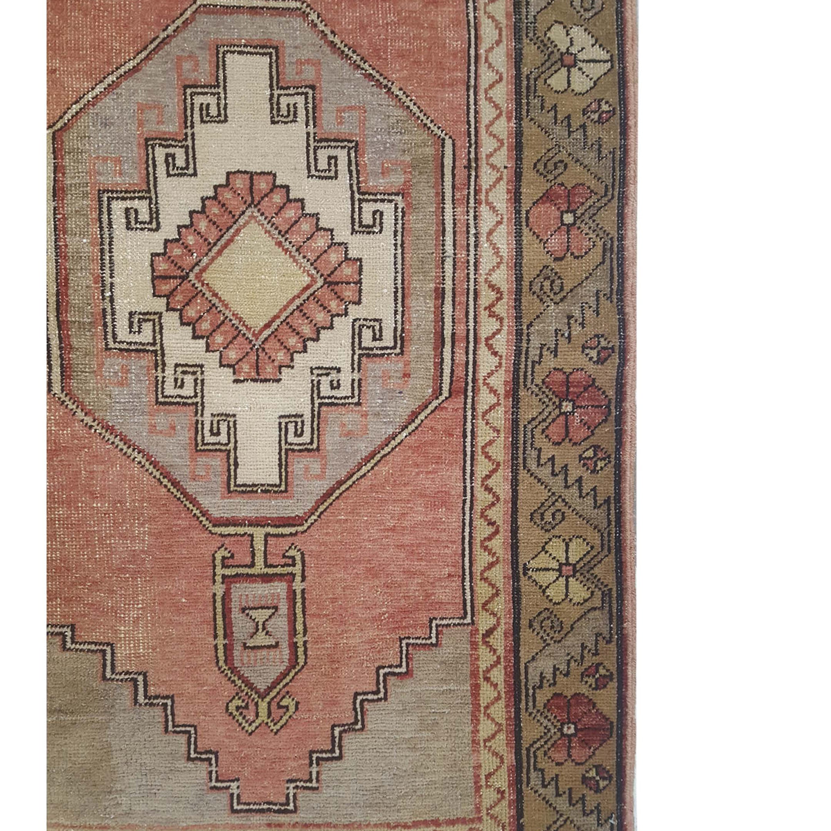 Pacific Anatolia 73652 Orange Gold Transitional Hand Knotted Rug