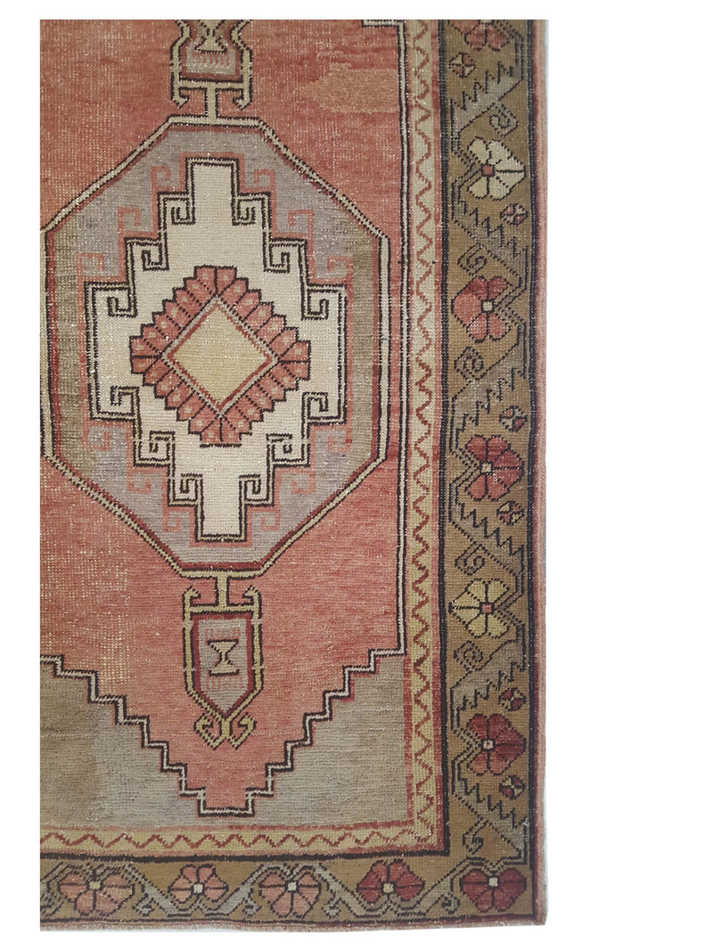 Pacific Anatolia 73652 Orange Gold Transitional Hand Knotted Rug