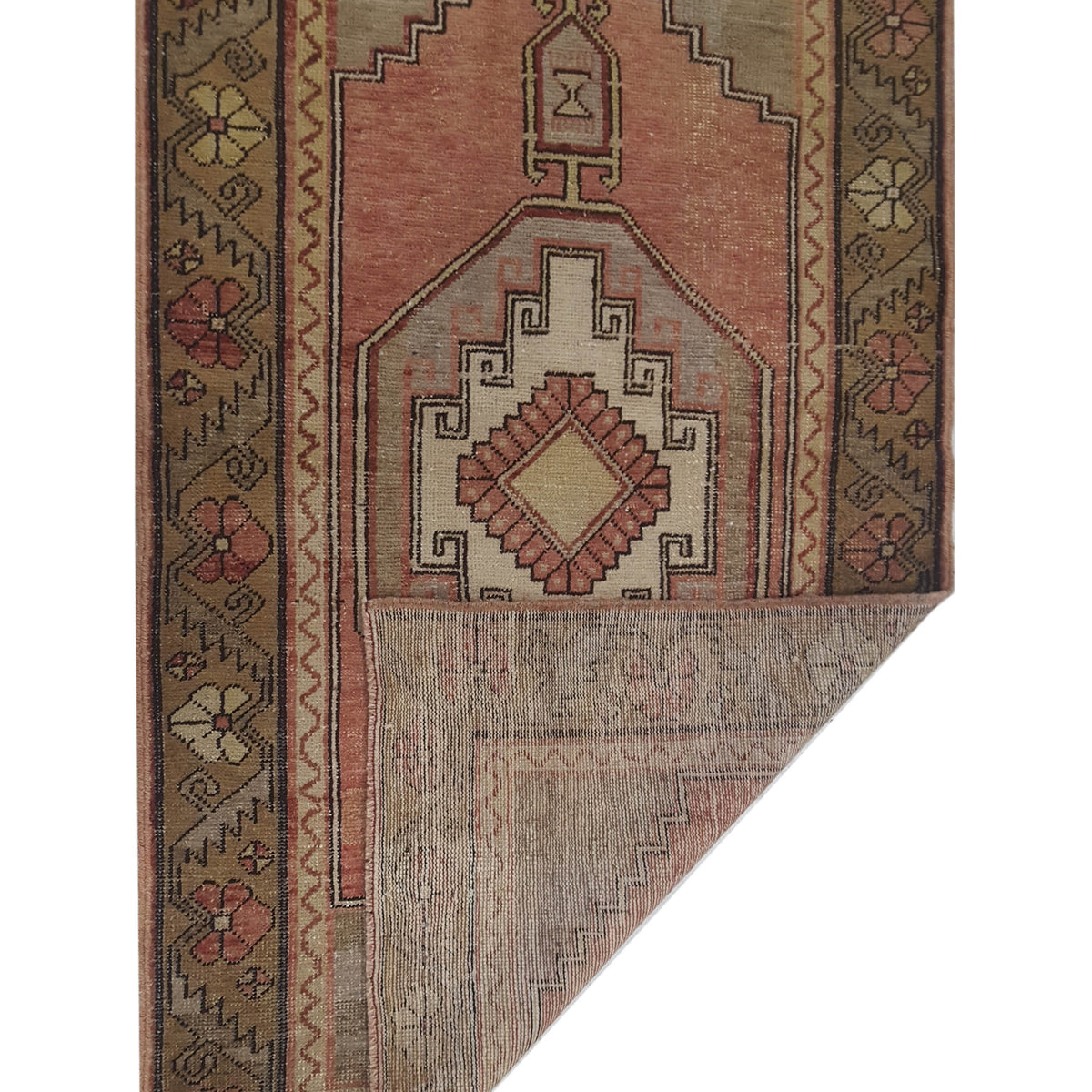 Pacific Anatolia 73652 Orange Gold Transitional Hand Knotted Rug