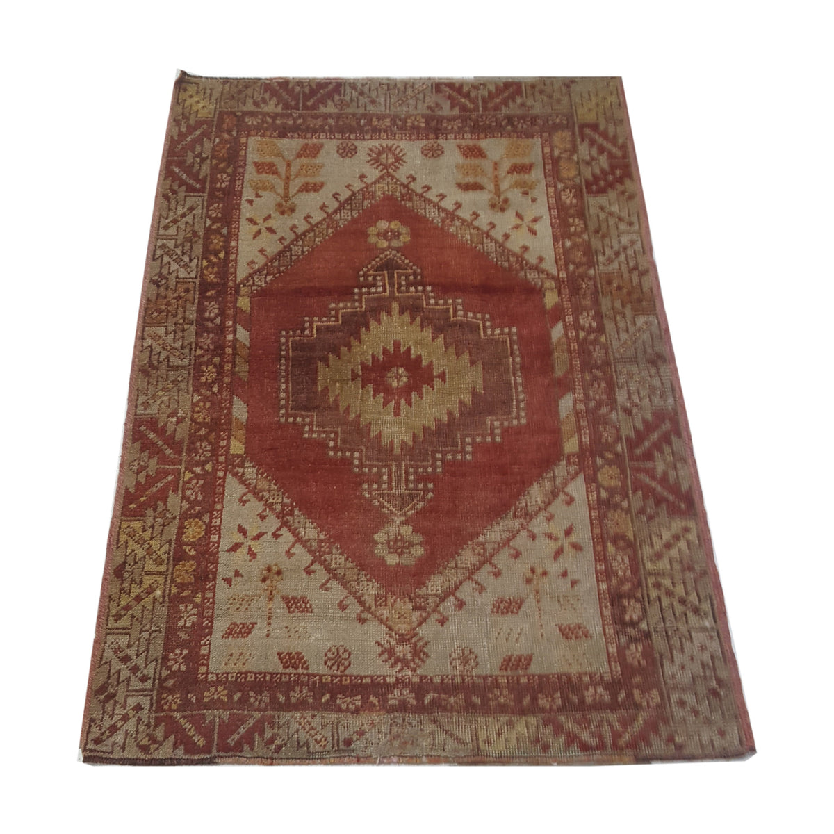 Pacific Anatolia 73653 Rust Grey Transitional Hand Knotted Rug