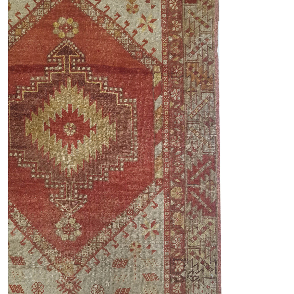 Pacific Anatolia 73653 Rust Grey Transitional Hand Knotted Rug