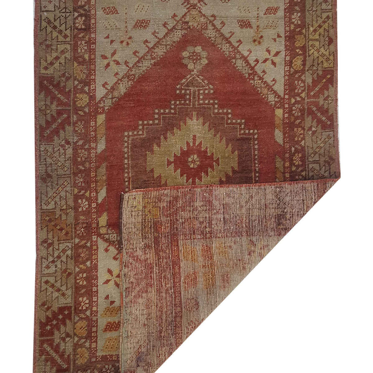 Pacific Anatolia 73653 Rust Grey Transitional Hand Knotted Rug