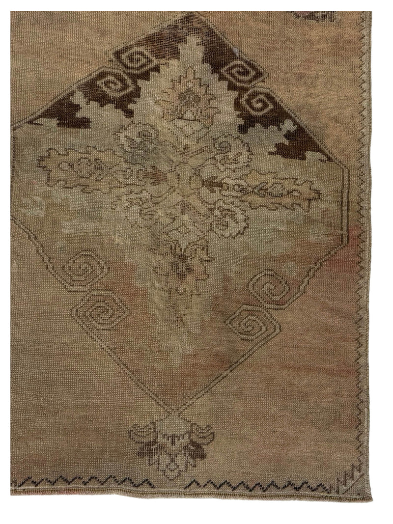 Pacific Anatolia 73654 Camel Brown Transitional Hand Knotted Rug