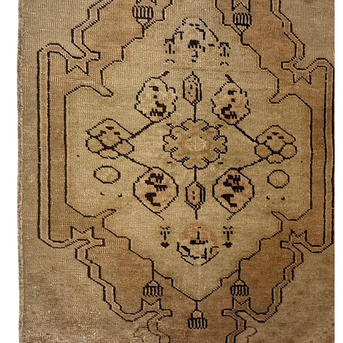 Pacific Anatolia 73655 Camel Brown Transitional Hand Knotted Rug