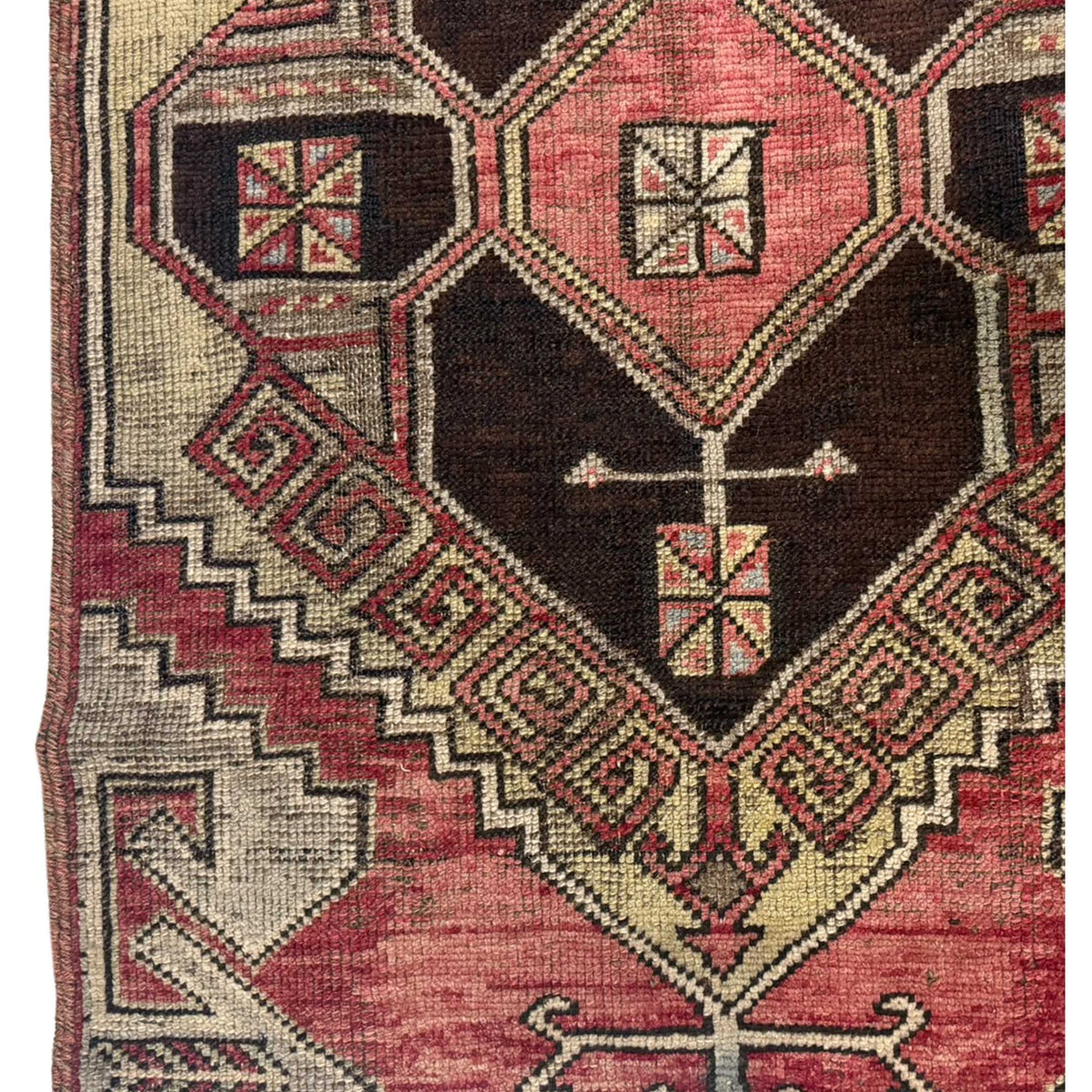Pacific Anatolia 73657 Orange Ivory Transitional Hand Knotted Rug