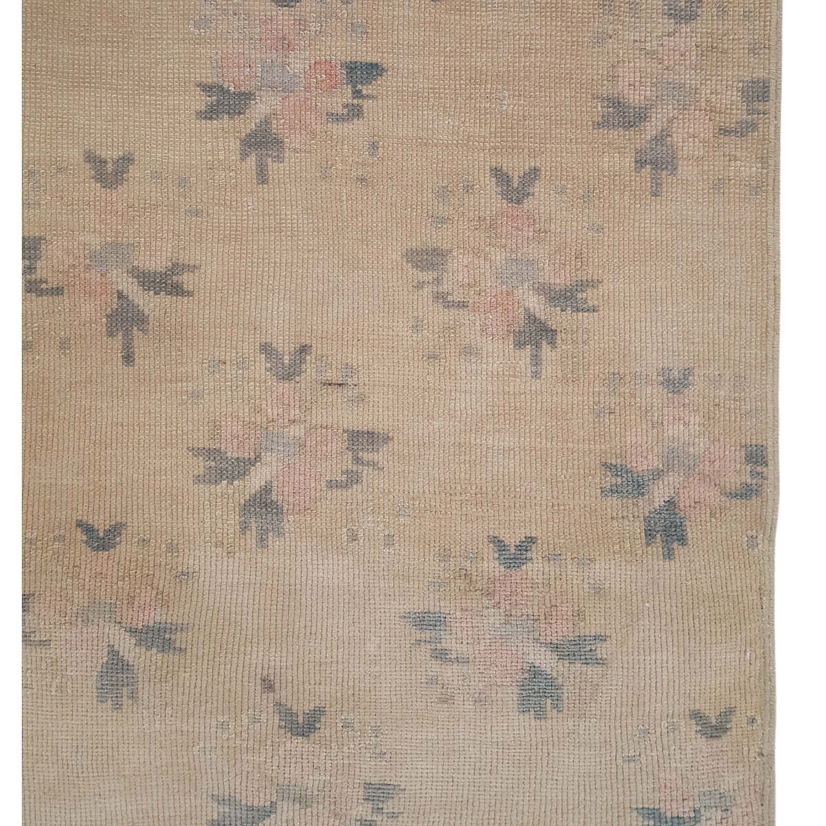 Pacific Anatolia 73666 Camel Teal Transitional Hand Knotted Rug