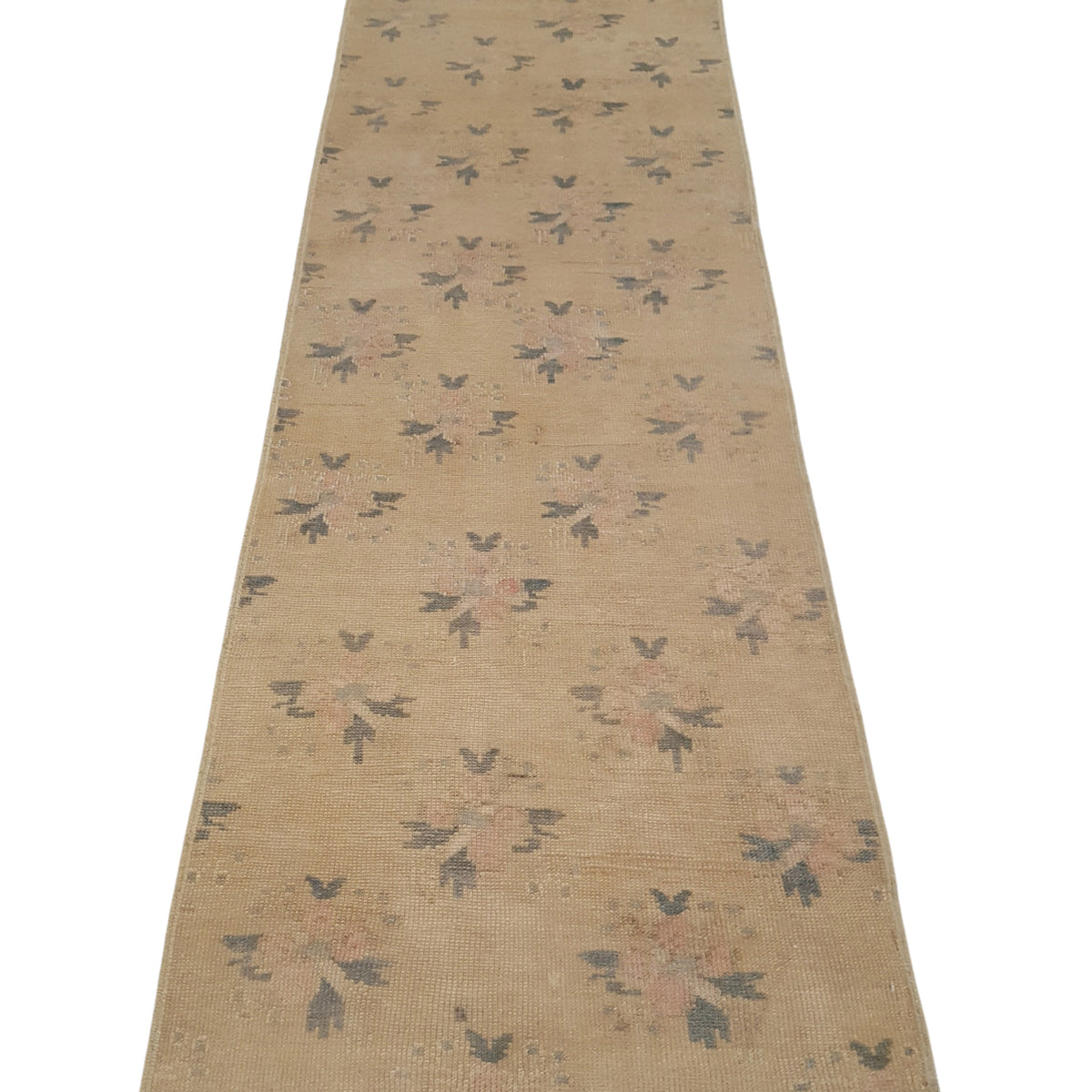 Pacific Anatolia 73666 Camel Teal Transitional Hand Knotted Rug