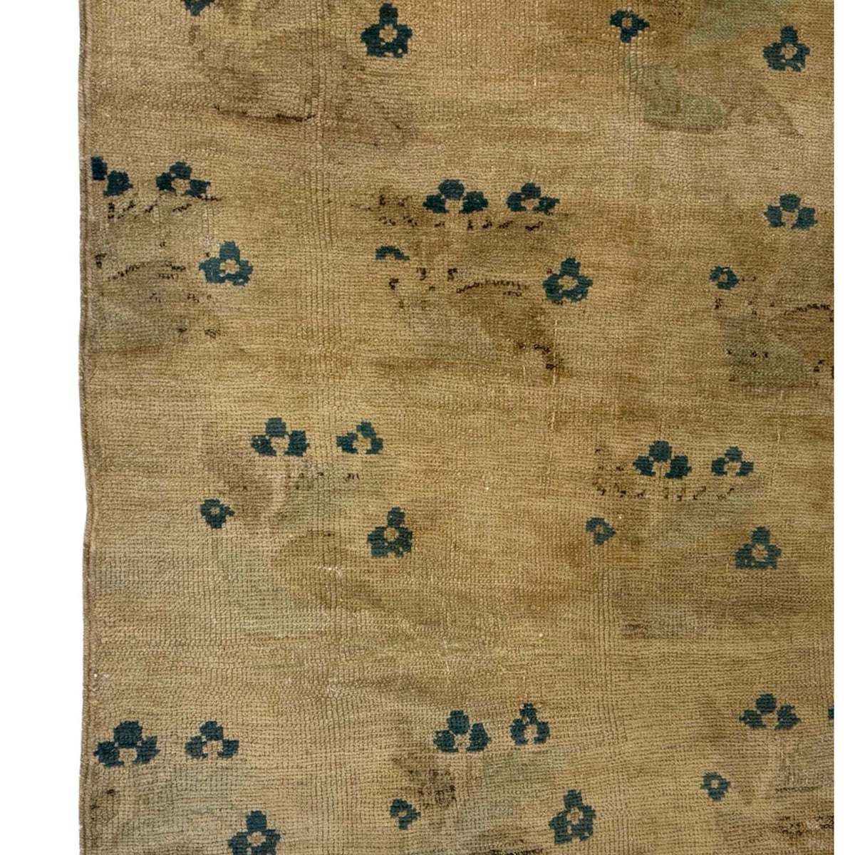 Pacific Anatolia 73667 Camel Teal Transitional Hand Knotted Rug
