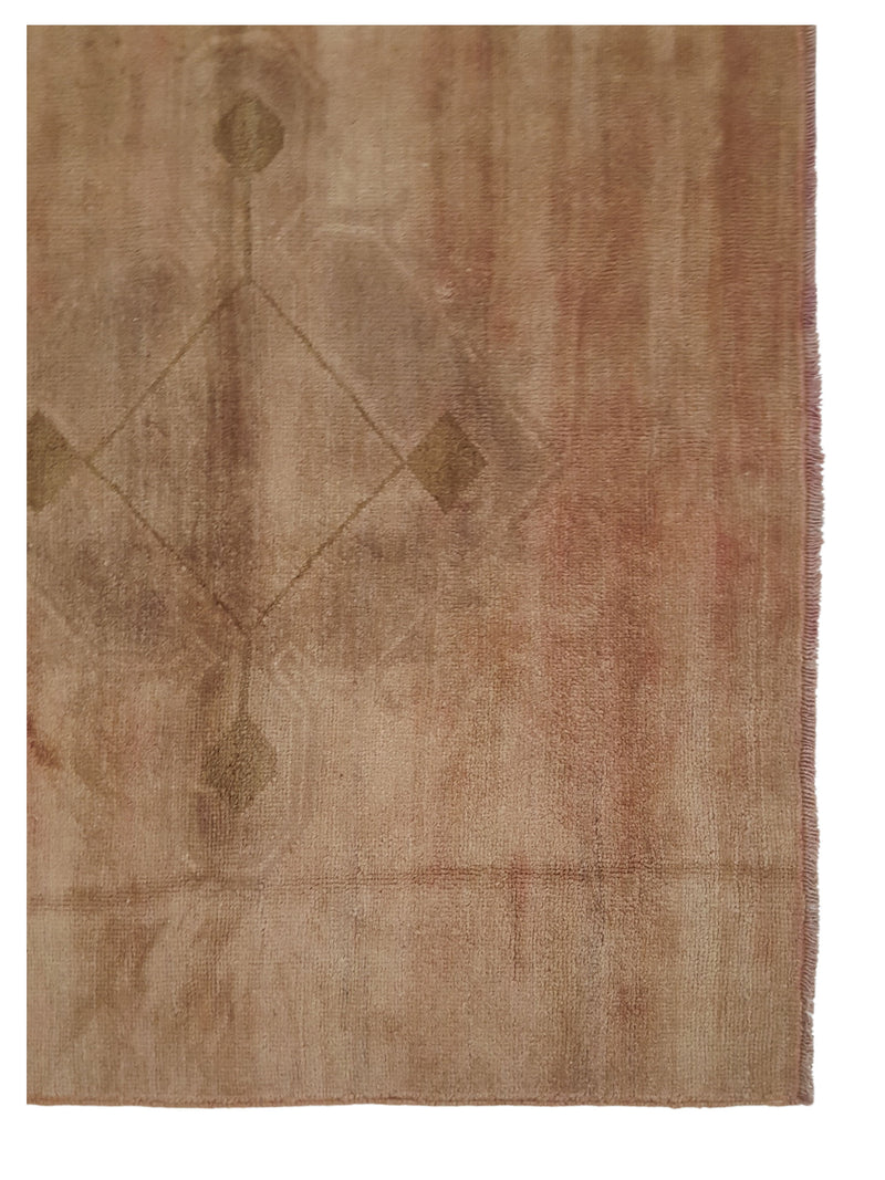 Pacific Anatolia 73677 Rose Rose Transitional Hand Knotted Rug