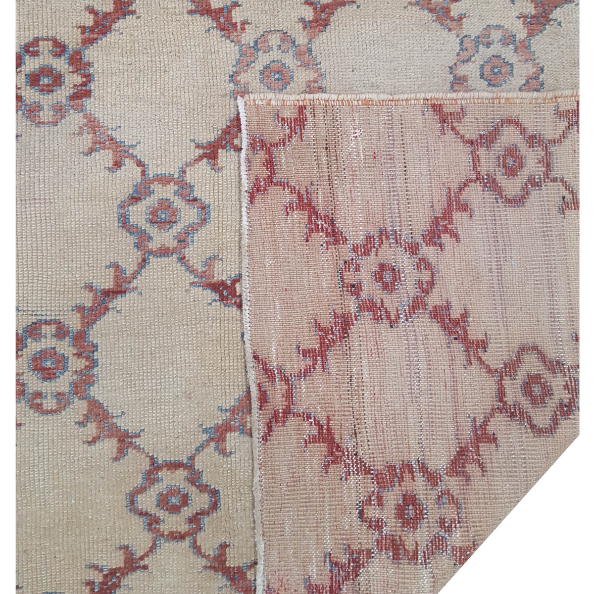 Pacific Anatolia 73678 Camel Rose Transitional Hand Knotted Rug
