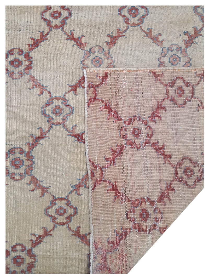 Pacific Anatolia 73678 Camel Rose Transitional Hand Knotted Rug
