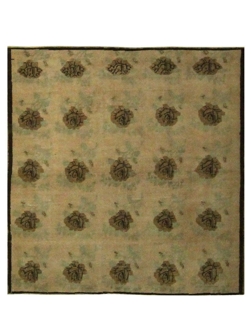 Pacific Anatolia 73680 Beige Brown Transitional Hand Knotted Rug