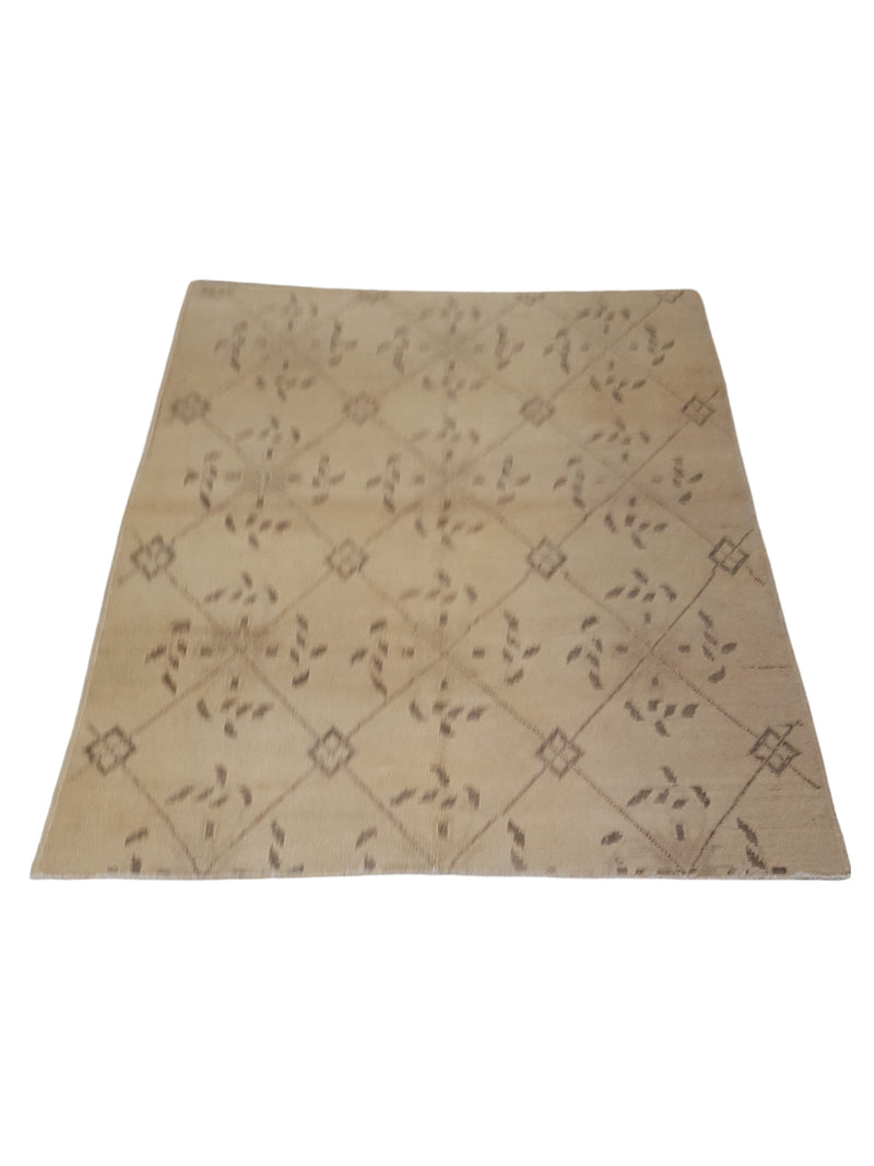 Pacific Anatolia 73681 Beige Brown Transitional Hand Knotted Rug