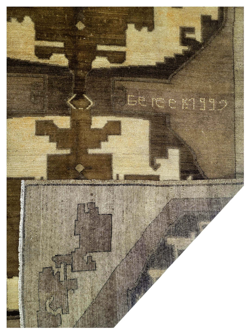 Pacific Kars 73686 Mocha Latte Transitional Hand Knotted Rug